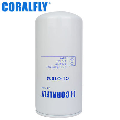 Fluxo completo 4,65 referência do filtro de óleo Lf3620 de Fleetguard da polegada
