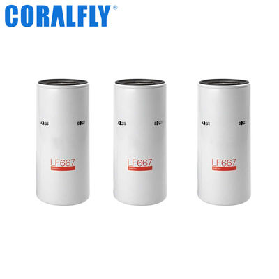 rotação do filtro de óleo de lf667 P553191 1R0739 Fleetguard no fluxo completo