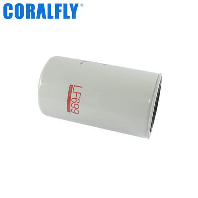 Filtro de óleo TS16949 dos motores de diesel Lf699 do caminhão Fleetguard