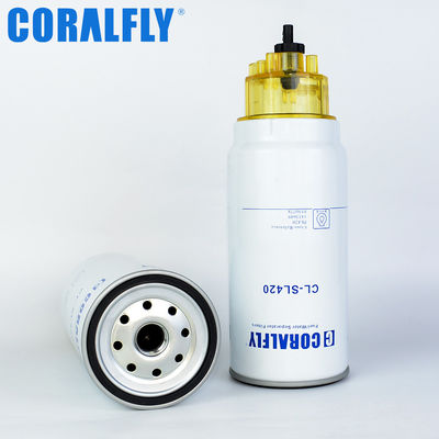 Coralfly Construction Machinery Fuel Water Separator Filter PL420 1433649 P550778 For MANN