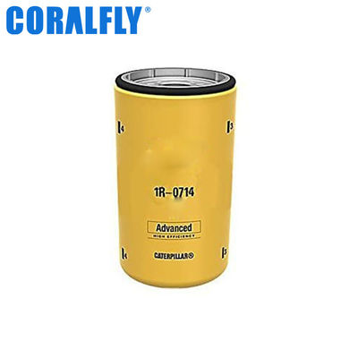 Garantia do filtro de óleo de TS16949 1R0714 Caterpillar 1 ano