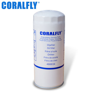 Filtro de óleo de CORALFLY do filtro de óleo 466634 do estilo do cartucho para o motor diesel do caminhão