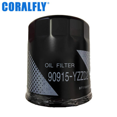 Filtro de óleo lubrificante Yzze1 de Toyota 90915 para o motor de automóveis