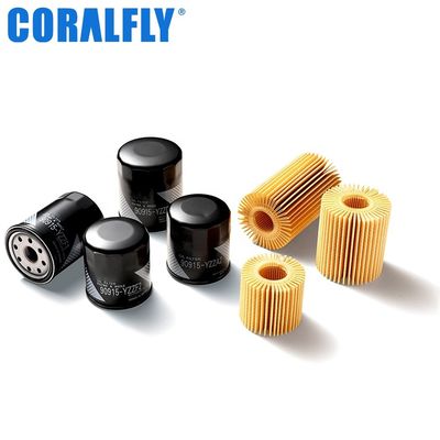 Filtro de óleo lubrificante Yzze1 de Toyota 90915 para o motor de automóveis