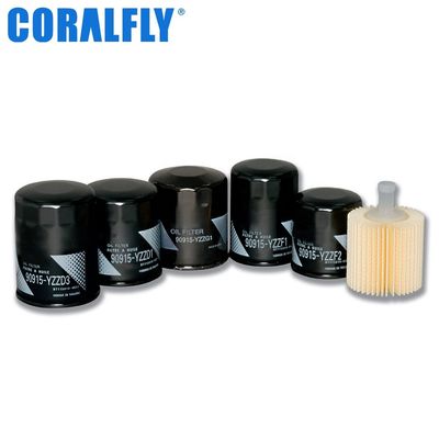 Filtro de óleo lubrificante Yzze1 de Toyota 90915 para o motor de automóveis