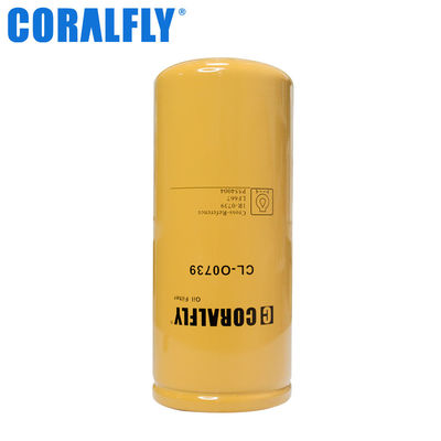 A rotação no estilo 1R0739 faz remissão recíproca o filtro de óleo de Caterpillar 4,25 polegadas