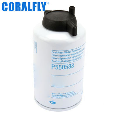 CORALFLY P550588 Filtro de separação de combustível e água para motores de escavadeiras, camiões e camiões