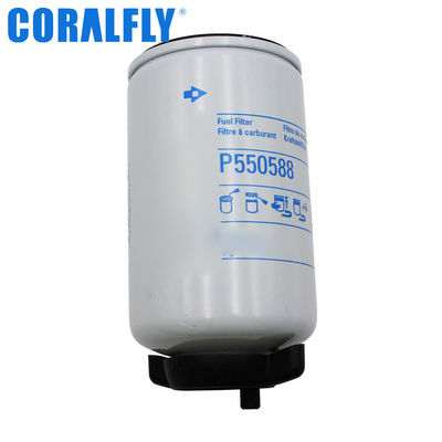 CORALFLY P550588 Filtro de separação de combustível e água para motores de escavadeiras, camiões e camiões