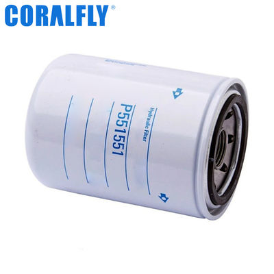 P551551 Motor Elemento de filtro do tractor Filtro hidráulico para filtro CORALFLY