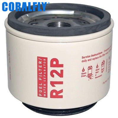 Rotação do filtro de Racor R12p no separador de água de Racor 15 mícrons