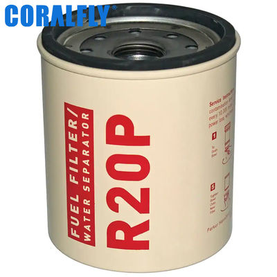 Rotação do filtro de combustível do tamanho padrão R20p Racor sobre com linha da bacia