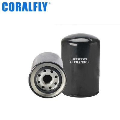 25 mícrons 600 filtro de combustível KOMATSU do motor 311 8293 diesel