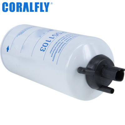 P551103 Filtro de separador de água para motores de escavadeiras, caminhões e combustíveis para filtros CORALFLY