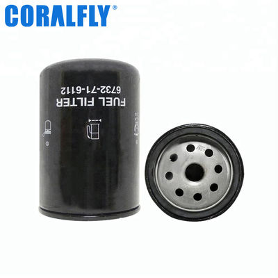 6732 71 6111 filtro de combustível KOMATSU da celulose de 16 mícrons