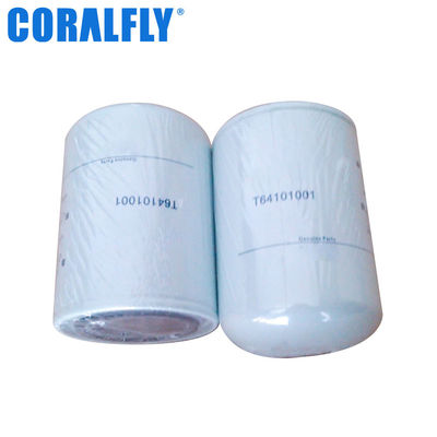 Filtro de óleo T64101001 de Lovol da maquinaria de construção de Coralfly 11711977 440054600 156017600371