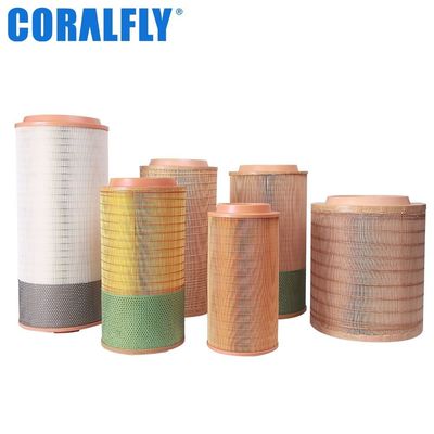 Filtro de ar 6001819500S do caminhão de KOMATSU do motor diesel de Coralfly 6001819340