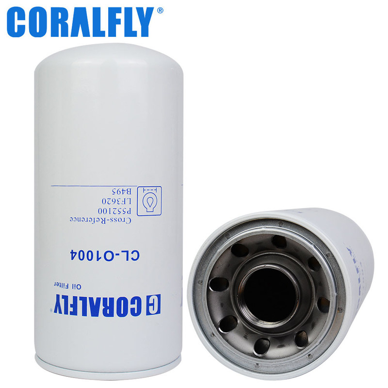 Fluxo completo 4,65 referência do filtro de óleo Lf3620 de Fleetguard da polegada