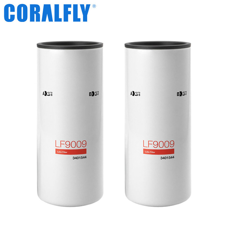 Filtro de óleo lubrificante da referência de Fleetguard LF9009 17 mícrons