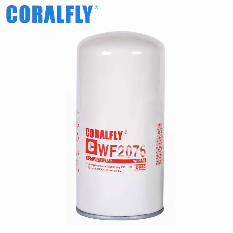 Filtro de Coolant Filter Fleetguard da máquina escavadora dos motores de trator Wf2076