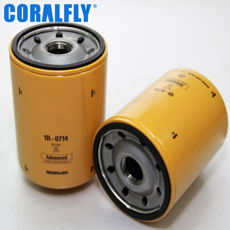 Garantia do filtro de óleo de TS16949 1R0714 Caterpillar 1 ano