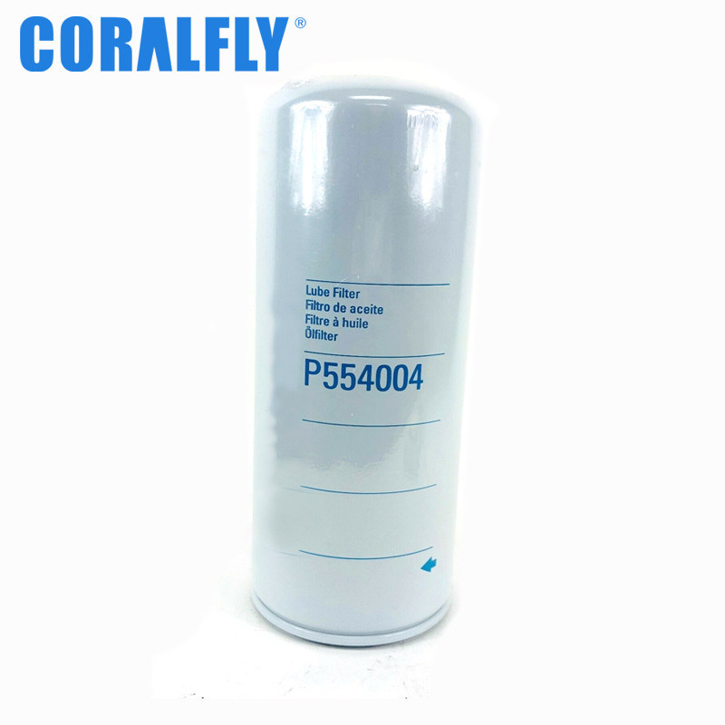 Filtro de óleo lubrificante de CORALFLY P554004 para o trator