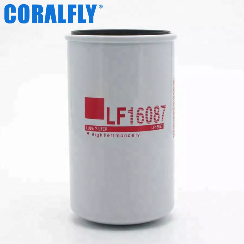 Filtro de óleo lubrificante de Fleetguard Lf16087 para a máquina escavadora Diesel Engines