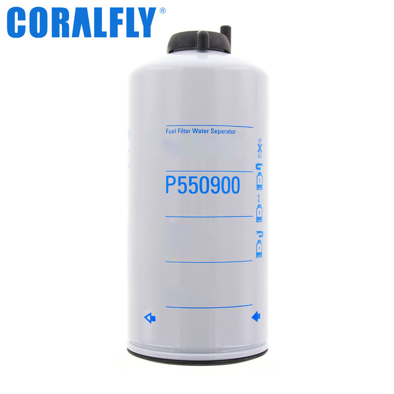 P550900 Filtro de separação de água para combustível de motores de escavadeira para filtro CORALFLY