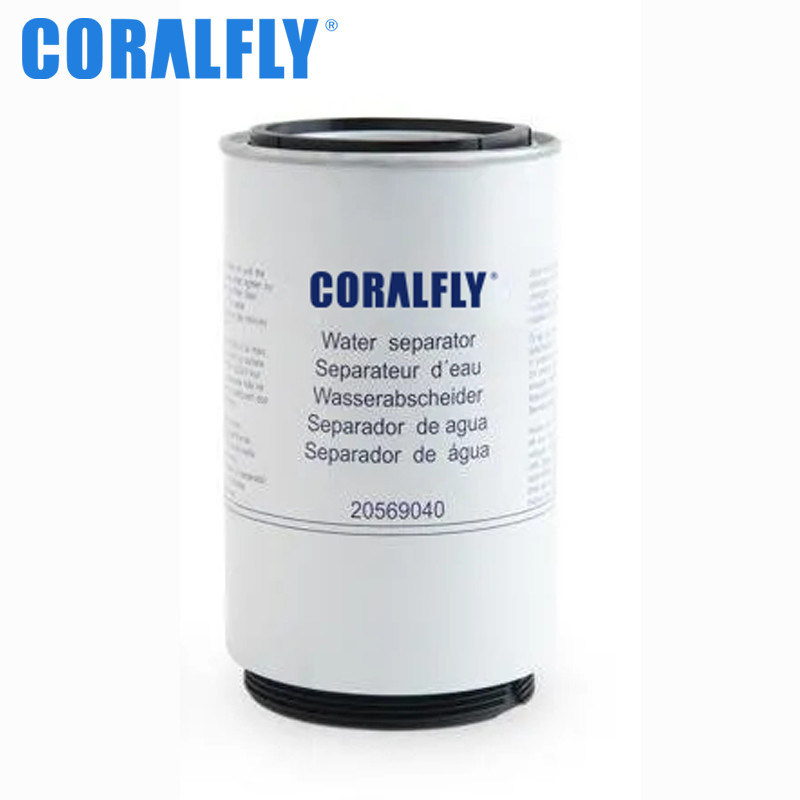 Filtro do separador de água do combustível da máquina escavadora 20569040 de CORALFLY