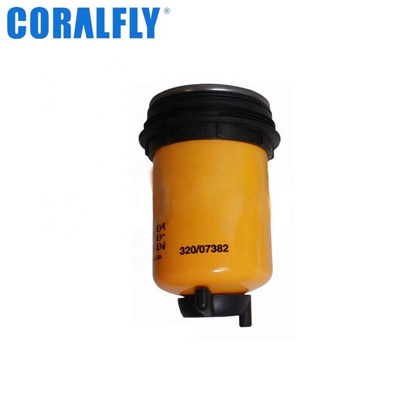 Filtro de combustível 320 do OEM JCB do filtro de combustível de 07382 caminhões