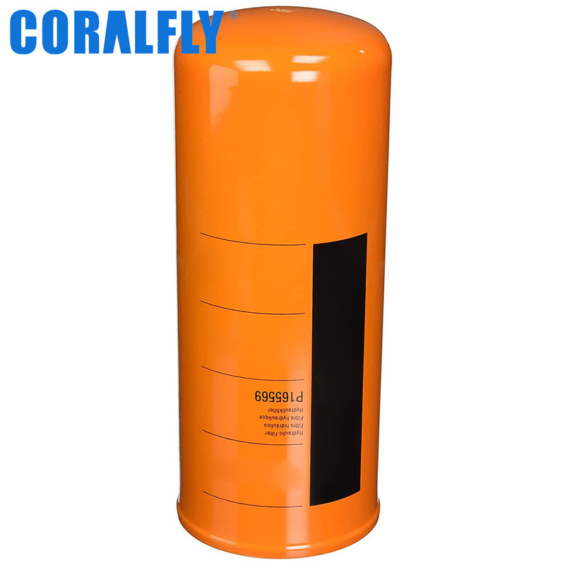 ISO9001 P165569 Para filtro hidráulico CORALFLY Filtro de óleo sintético