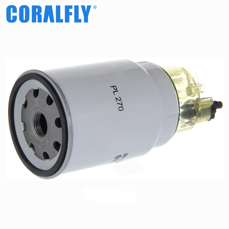 Filtro de combustível PL270 de Fleetguard do caminhão dos motores diesel do ODM do OEM de Coralfly