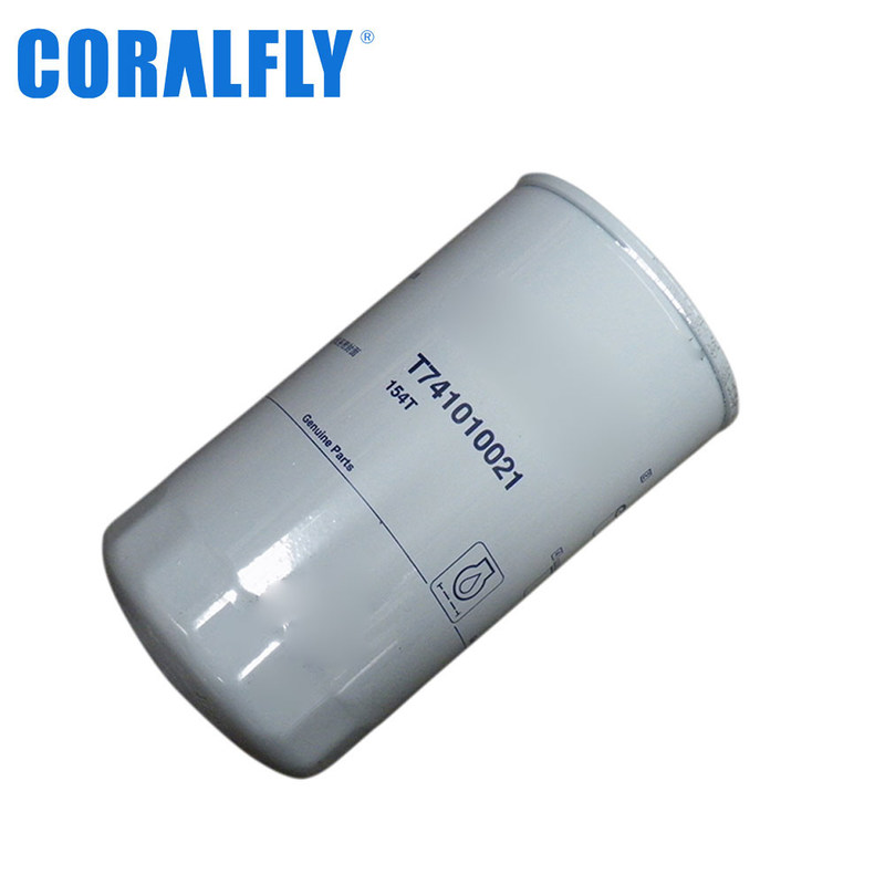 Filtro de óleo diesel T741010021 de Lovol do trator da maquinaria de construção de Coralfly 11711977 1447048M1